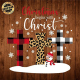 Christmas Begins With Christ - Cricut File - Svg, Png, Dxf, Eps - LightBoxGoodMan - LightboxGoodman