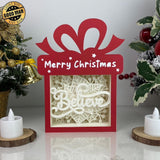 Christmas Believe - Paper Cut Gift Light Box File - Cricut File - 21x16cm - LightBoxGoodMan - LightboxGoodman