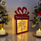 Christmas Bell - Paper Cut Gift Light Box File - Cricut File - 21x16cm - LightBoxGoodMan - LightboxGoodman