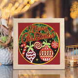 Christmas Bells 3 – Paper Cut Light Box File - Cricut File - 8x8 inches - LightBoxGoodMan