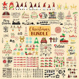 Christmas Bundle - Cricut File - Svg, Png, Dxf, Eps - LightBoxGoodMan