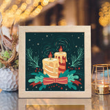 Christmas Candles – Paper Cut Light Box File - Cricut File - 8x8 inches - LightBoxGoodMan - LightboxGoodman