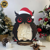 Christmas Deer 2 - Paper Cut Owl Light Box File - Cricut File - 25x20 cm - LightBoxGoodMan - LightboxGoodman