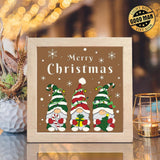 Christmas Gnome 11 – Paper Cut Light Box File - Cricut File - 8x8 inches - LightBoxGoodMan - LightboxGoodman