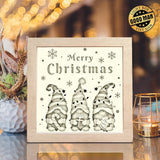 Christmas Gnome 11 – Paper Cut Light Box File - Cricut File - 8x8 inches - LightBoxGoodMan - LightboxGoodman