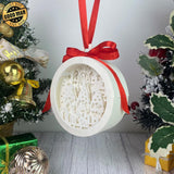 Christmas Gnome - 3D Ornament Lantern File - Cricut File - LightBoxGoodMan - LightboxGoodman