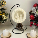 Christmas Gnome - 3D Pop-up Light Box Ornament File - Cricut File - LightBoxGoodMan - LightboxGoodman