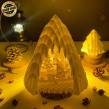 Christmas Gnome - 3D Pop-up Light Box Pine File - Cricut File - LightBoxGoodMan - LightboxGoodman