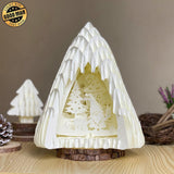 Christmas Gnome - 3D Pop-up Light Box Pine File - Cricut File - LightBoxGoodMan - LightboxGoodman