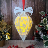 Christmas Gnome - Droplet Lantern File - Cricut File 2 - LightBoxGoodMan