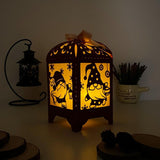 Christmas Gnome - Paper Cut Lantern File - Cricut File - 10,5x20,6cm - LightBoxGoodMan - LightboxGoodman