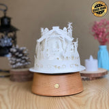 Christmas Nativity 2 - 3D Dome Lantern File - Cricut File - LightBoxGoodMan - LightboxGoodman