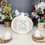 Christmas Nativity - Pumpkin Lantern File - Cricut File - LightBoxGoodMan - LightboxGoodman