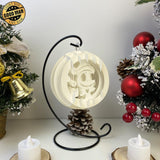 Christmas Nightmare - 3D Pop-up Light Box Ornament File - Cricut File - LightBoxGoodMan - LightboxGoodman