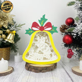 Christmas Santa - Bell Lantern File - Cricut File - LightBoxGoodMan - LightboxGoodman