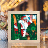 Christmas Santa – Paper Cut Light Box File - Cricut File - 8x8 inches - LightBoxGoodMan - LightboxGoodman