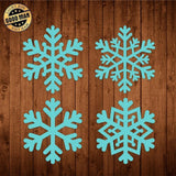 Christmas Snowflake - Cricut File - Svg, Png, Dxf, Eps - LightBoxGoodMan - LightboxGoodman