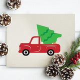 Christmas Tree Red Truck - Cricut File - Svg, Png, Dxf, Eps - LightBoxGoodMan - LightboxGoodman