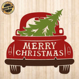 Christmas Truck - Cricut File - Svg, Png, Dxf, Eps - LightBoxGoodMan - LightboxGoodman