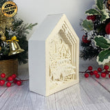 Christmas Truck - Paper Cut House Light Box File - Cricut File - 13x19 Inches - LightBoxGoodMan - LightboxGoodman