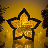 Christmas Truck - Paper Cut Snowflake Light Box File - Cricut File - 7.5x7.5 inches - LightBoxGoodMan - LightboxGoodman