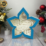 Christmas Truck - Paper Cut Snowflake Light Box File - Cricut File - 7.5x7.5 inches - LightBoxGoodMan - LightboxGoodman