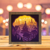 Christmas Village 2 - Paper Cutting Light Box - LightBoxGoodman - LightboxGoodman