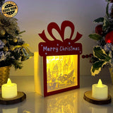 Christmas Village - Paper Cut Gift Light Box File - Cricut File - 21x16cm - LightBoxGoodMan - LightboxGoodman