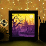 Christmas Village - Paper Cutting Light Box - LightBoxGoodman - LightboxGoodman