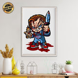 Chucky - Paper 3D Layered File - Cricut File - 18x26cm - LightBoxGoodMan - LightboxGoodman