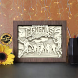 Cincinnati Bengals - Paper Cutting Light Box - LightBoxGoodman - LightboxGoodman