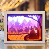 Cinderella 3 – Paper Cut Light Box File - Cricut File - 20x26cm - LightBoxGoodMan