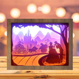 Cinderella 3 - Paper Cutting Light Box - LightBoxGoodman - LightboxGoodman