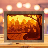 Cinderella 3 - Paper Cutting Light Box - LightBoxGoodman - LightboxGoodman