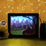 Cinderella 3 - Paper Cutting Light Box - LightBoxGoodman - LightboxGoodman