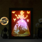 Cinderella 4 – Paper Cut Light Box File - Cricut File - 20x26cm - LightBoxGoodMan - LightboxGoodman