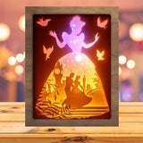 Cinderella 4 - Paper Cutting Light Box - LightBoxGoodman - LightboxGoodman