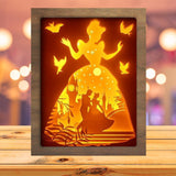 Cinderella 4 - Paper Cutting Light Box - LightBoxGoodman - LightboxGoodman