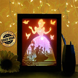 Cinderella 4 - Paper Cutting Light Box - LightBoxGoodman - LightboxGoodman