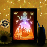 Cinderella 4 - Paper Cutting Light Box - LightBoxGoodman - LightboxGoodman