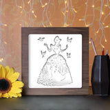 Cinderella 4 Square - Paper Cutting Light Box - LightBoxGoodman - LightboxGoodman