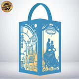 Cinderella - Paper Cut Lantern File - Cricut File - 10x16cm - LightBoxGoodMan - LightboxGoodman