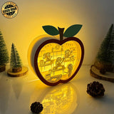 Classroom - Apple Papercut Lightbox File - 6.7x6.2" - Cricut File - LightBoxGoodMan - LightboxGoodman