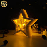 Classroom - Paper Cut Star Light Box File - Cricut File - 20x21cm - LightBoxGoodMan - LightboxGoodman