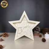 Classroom - Paper Cut Star Light Box File - Cricut File - 20x21cm - LightBoxGoodMan - LightboxGoodman