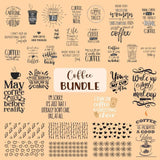 Coffee Bundle - Cricut File - Svg, Png, Dxf, Eps - LightBoxGoodMan