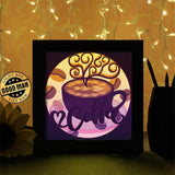 Coffee - Paper Cutting Light Box - LightBoxGoodman - LightboxGoodman