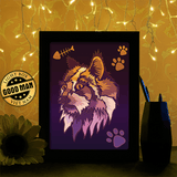 Colorful Cat - Paper Cutting Light Box - LightBoxGoodman - LightboxGoodman