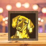 Colorful Dachshund - Paper Cutting Light Box - LightBoxGoodman - LightboxGoodman