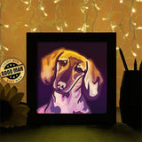 Colorful Dachshund - Paper Cutting Light Box - LightBoxGoodman - LightboxGoodman